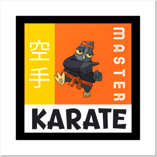 Karate Bird Posters and Art